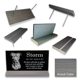 Outdoor Stand for 6x12 Pet Memorial