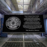 The Forgotten Cops - Laser Engraved - Black Granite Plaque - Correctional Officer Coin 1