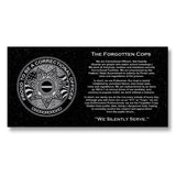 The Forgotten Cops - Laser Engraved - Black Granite Plaque - Correctional Officer Coin 1