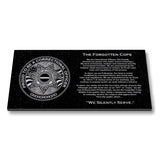 The Forgotten Cops - Laser Engraved - Black Granite Plaque - Correctional Officer Coin 1