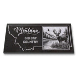 MONTANA STATE PLAQUE with a BUCKY DEER IMAGE