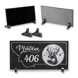 MONTANA STATE PLAQUE with a 406 - BUCKY DEER