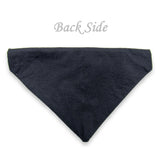 Black Tuxedo with Gray Bow Tie - Dog Bandana with Bow Tie