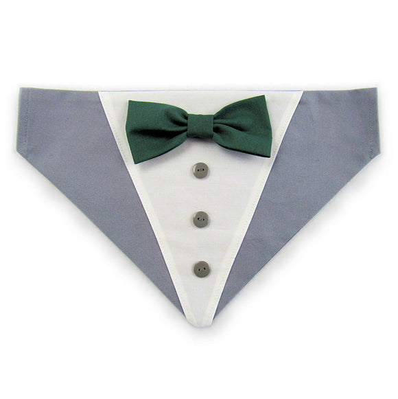 Dog Bandana with Bow Tie - 