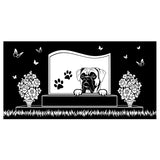 Boxer Personalized Dog Memorial - Granite Stone Pet Grave Marker - 6x12