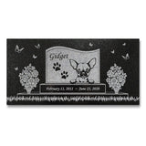 Chihuahua Personalized Dog Memorial - Granite Stone Pet Grave Marker - 6x12