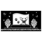 Chihuahua Personalized Dog Memorial - Granite Stone Pet Grave Marker - 6x12