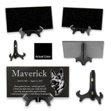 German Shepherd Personalized Dog Memorial - Granite Stone Pet Grave Marker - 6x12 - Maverick