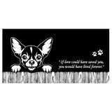 Chihuahua Personalized Dog Memorial - Granite Stone Pet Grave Marker - 6x12