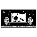 Chihuahua Personalized Dog Memorial - Granite Stone Pet Grave Marker - 6x12