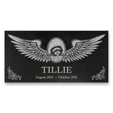 Shih Tzu Personalized Dog Memorial - Granite Stone Pet Grave Marker - 6x12 - Tillie